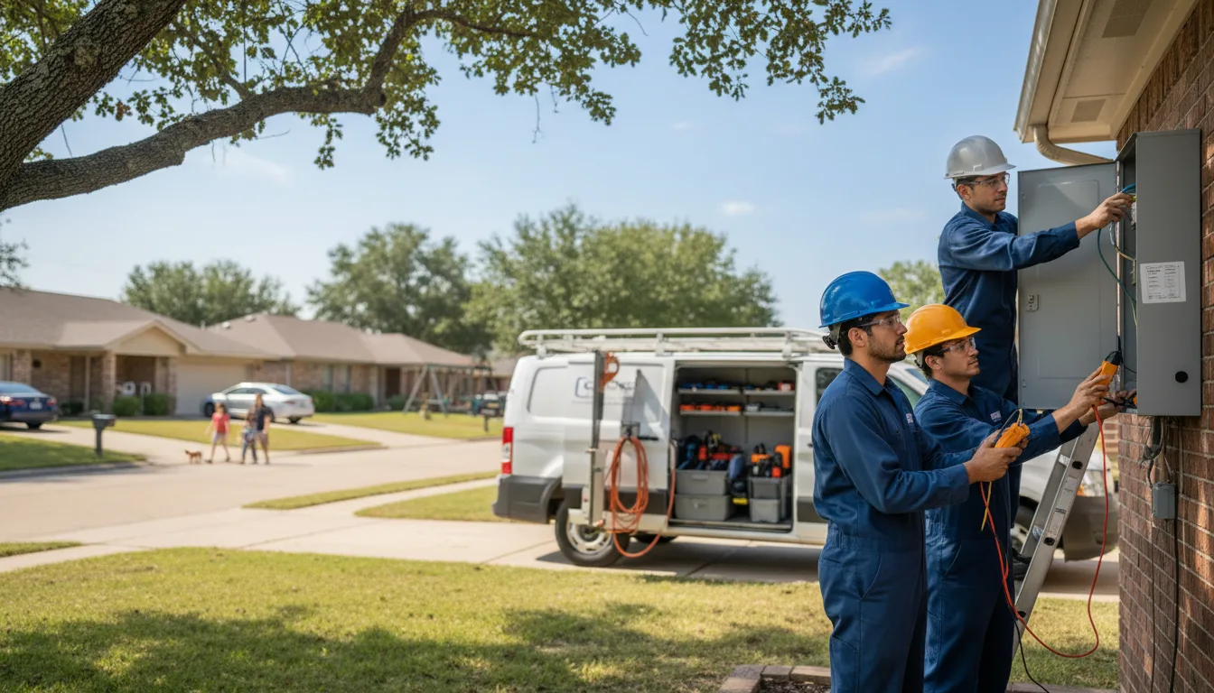 Certified electrician providing emergency electrical services in Esmond, IL